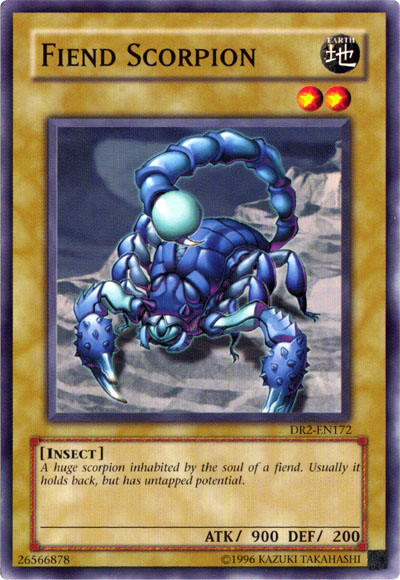 Fiend Scorpion [DR2-EN172] Common | Jomio and Rueliete's Cards and Comics