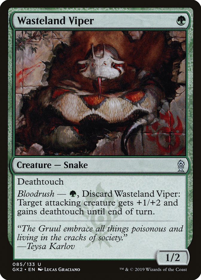 Wasteland Viper [Ravnica Allegiance Guild Kit] | Jomio and Rueliete's Cards and Comics