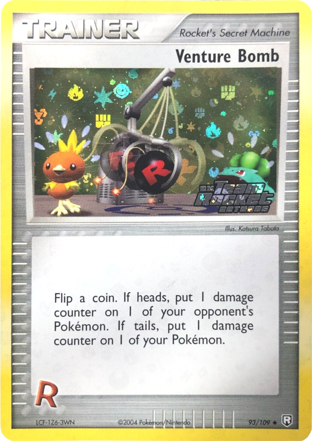 Venture Bomb (93/109) (Stamped) [EX: Team Rocket Returns] | Jomio and Rueliete's Cards and Comics