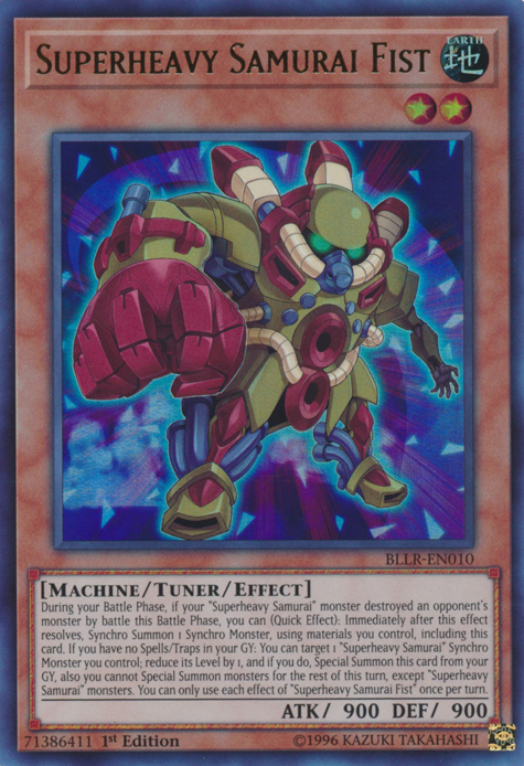 Superheavy Samurai Fist [BLLR-EN010] Ultra Rare | Jomio and Rueliete's Cards and Comics