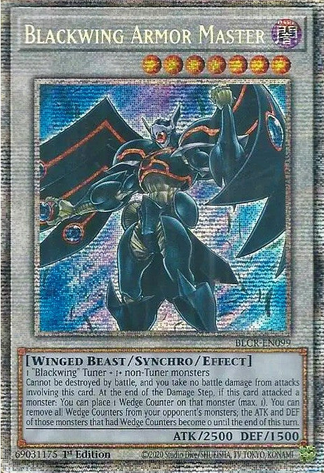 Blackwing Armor Master [BLCR-EN099] Starlight Rare | Jomio and Rueliete's Cards and Comics
