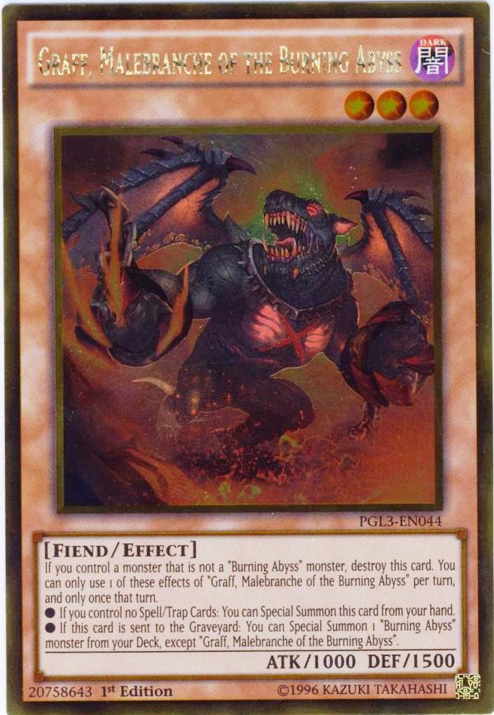 Graff, Malebranche of the Burning Abyss [PGL3-EN044] Gold Rare | Jomio and Rueliete's Cards and Comics
