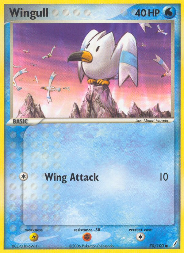 Wingull (70/100) [EX: Crystal Guardians] | Jomio and Rueliete's Cards and Comics