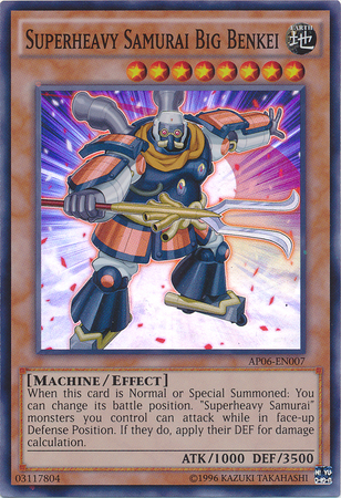 Superheavy Samurai Big Benkei [AP06-EN007] Super Rare | Jomio and Rueliete's Cards and Comics