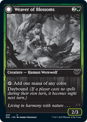 Weaver of Blossoms // Blossom-Clad Werewolf [Innistrad: Double Feature] | Jomio and Rueliete's Cards and Comics
