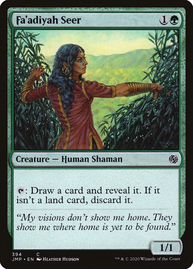 Fa'adiyah Seer [Jumpstart] | Jomio and Rueliete's Cards and Comics