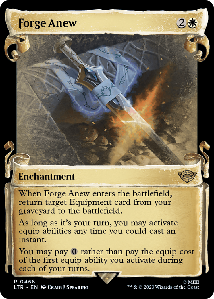 Forge Anew [The Lord of the Rings: Tales of Middle-Earth Showcase Scrolls] | Jomio and Rueliete's Cards and Comics