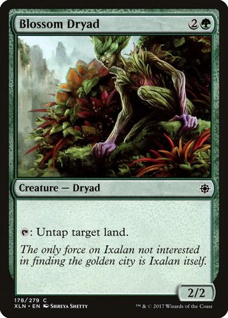 Blossom Dryad [Ixalan] | Jomio and Rueliete's Cards and Comics