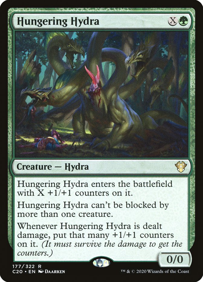 Hungering Hydra [Commander 2020] | Jomio and Rueliete's Cards and Comics
