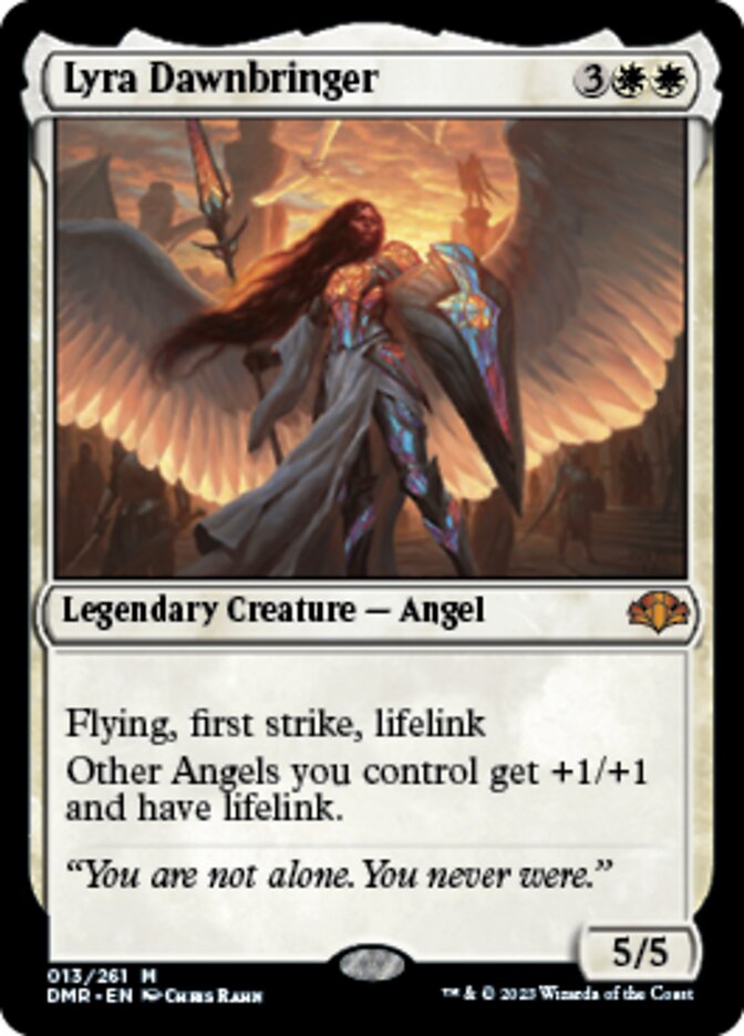 Lyra Dawnbringer [Dominaria Remastered] | Jomio and Rueliete's Cards and Comics
