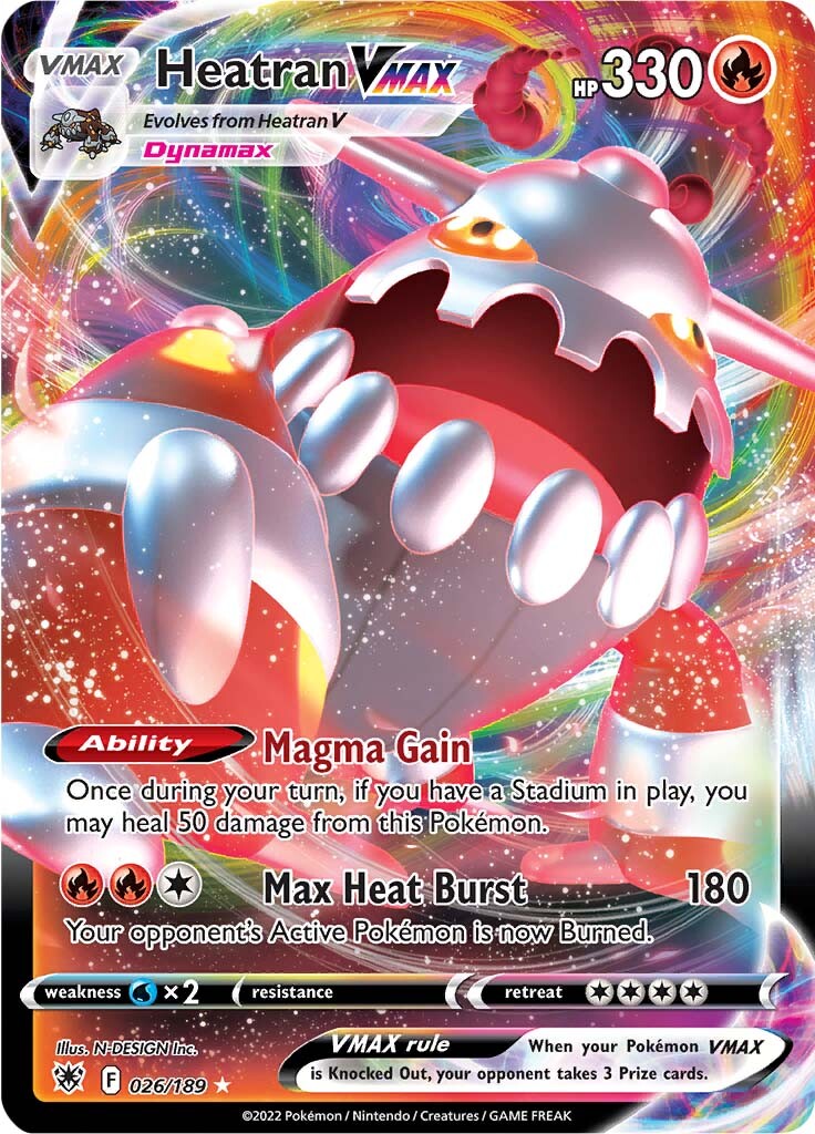 Heatran VMAX (026/189) [Sword & Shield: Astral Radiance] | Jomio and Rueliete's Cards and Comics