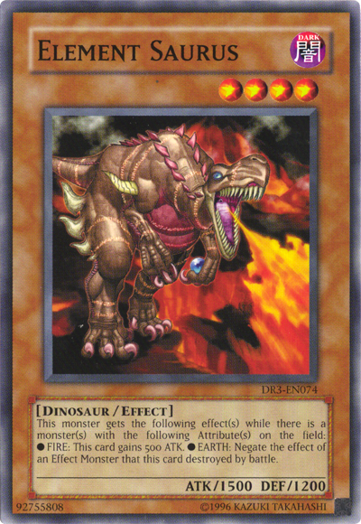Element Saurus [DR3-EN074] Common | Jomio and Rueliete's Cards and Comics