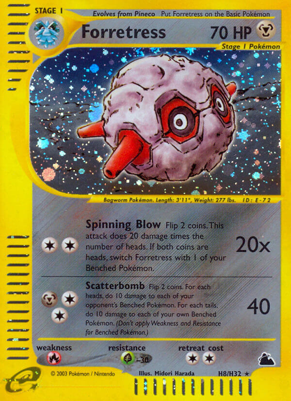 Forretress (H8/H32) [Skyridge] | Jomio and Rueliete's Cards and Comics