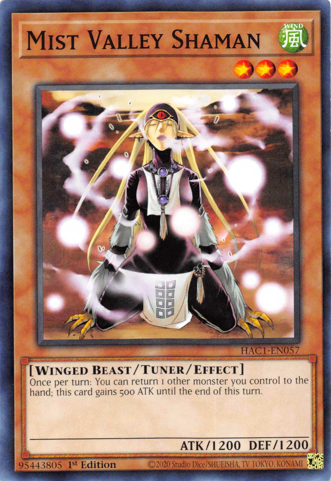 Mist Valley Shaman [HAC1-EN057] Common | Jomio and Rueliete's Cards and Comics