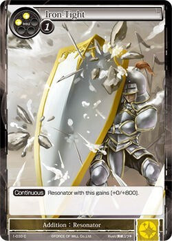Iron-Tight (1-033) [The Dawn of Valhalla] | Jomio and Rueliete's Cards and Comics
