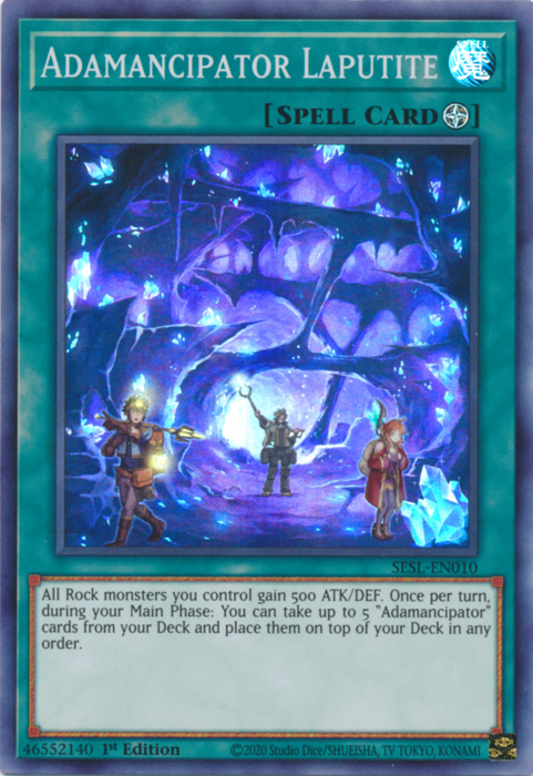 Adamancipator Laputite [SESL-EN010] Super Rare | Jomio and Rueliete's Cards and Comics