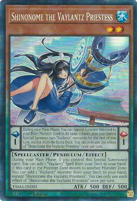 Shinonome the Vaylantz Priestess [TAMA-EN001] Collector's Rare | Jomio and Rueliete's Cards and Comics