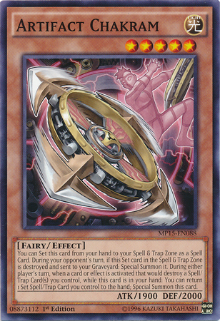 Artifact Chakram [MP15-EN088] Common | Jomio and Rueliete's Cards and Comics