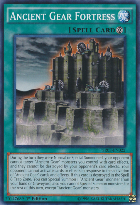 Ancient Gear Fortress [SR03-EN022] Common | Jomio and Rueliete's Cards and Comics