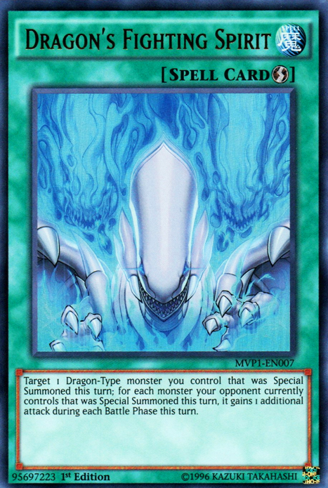 Dragon's Fighting Spirit [MVP1-EN007] Ultra Rare | Jomio and Rueliete's Cards and Comics