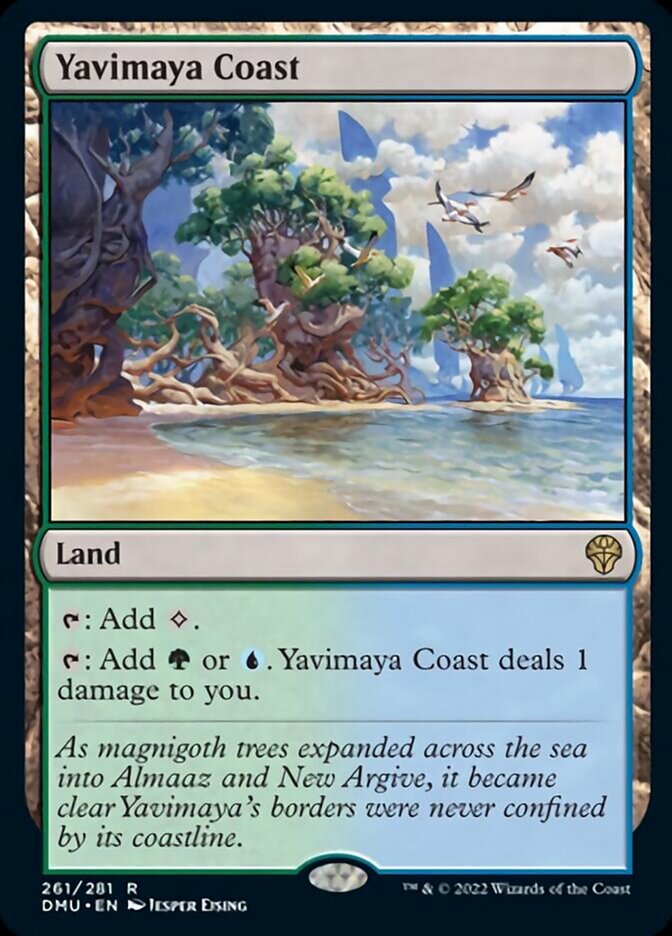 Yavimaya Coast [Dominaria United] | Jomio and Rueliete's Cards and Comics
