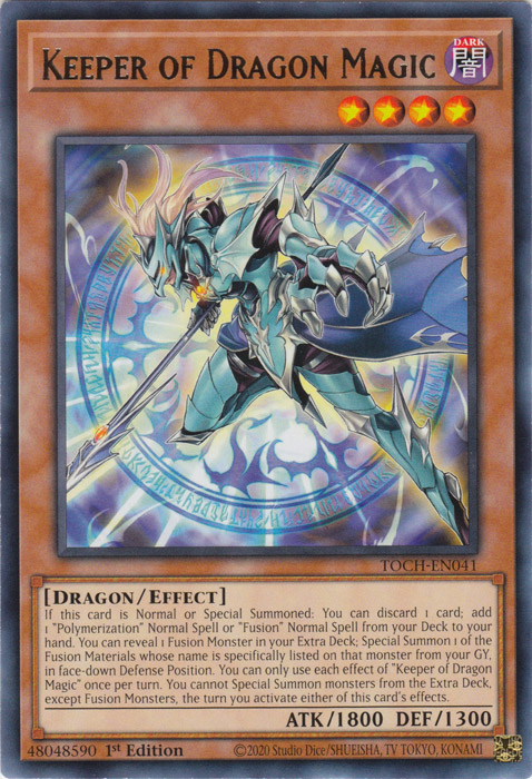 Keeper of Dragon Magic [TOCH-EN041] Rare | Jomio and Rueliete's Cards and Comics