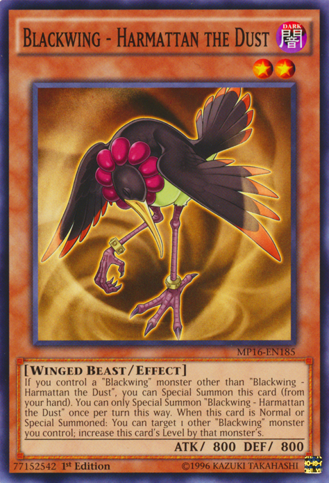 Blackwing - Harmattan the Dust [MP16-EN185] Common | Jomio and Rueliete's Cards and Comics