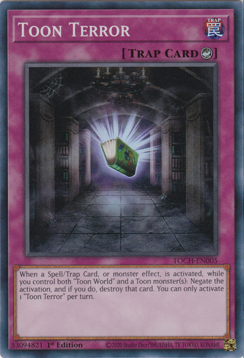 Toon Terror [TOCH-EN005] Super Rare | Jomio and Rueliete's Cards and Comics