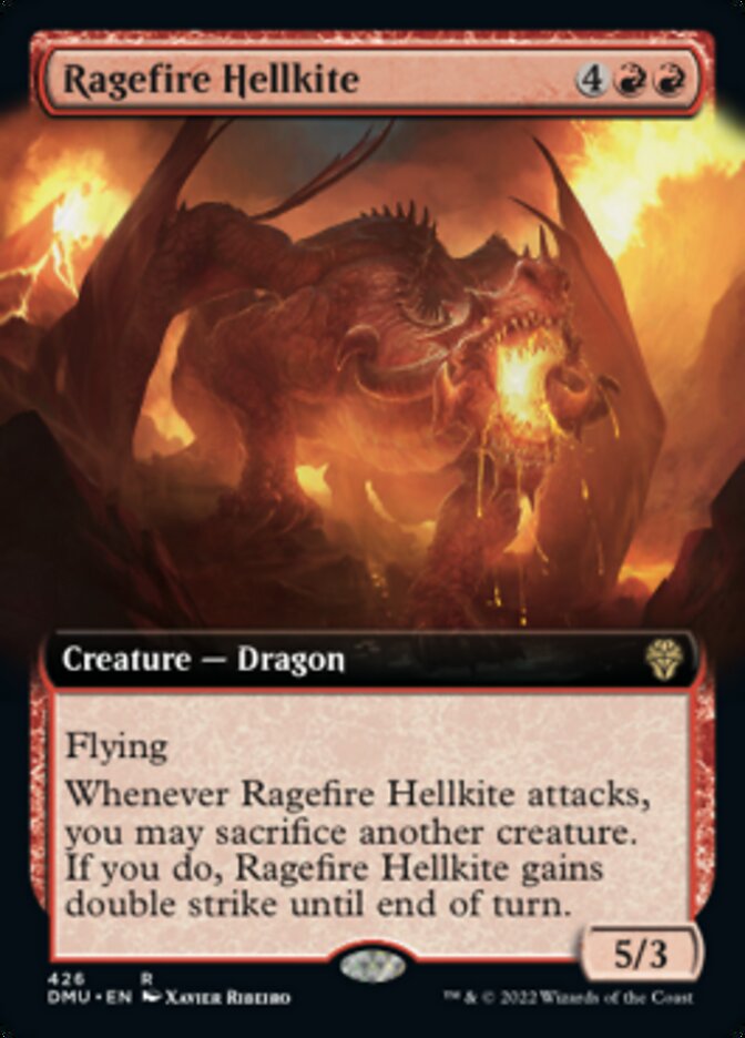 Ragefire Hellkite (Extended Art) [Dominaria United] | Jomio and Rueliete's Cards and Comics