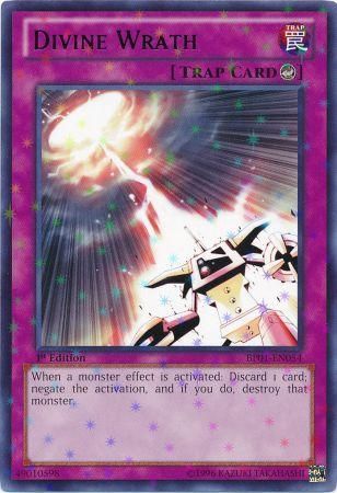 Divine Wrath [BP01-EN054] Starfoil Rare | Jomio and Rueliete's Cards and Comics