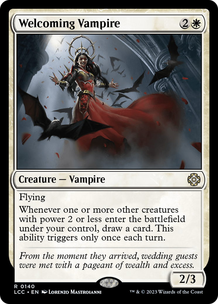 Welcoming Vampire [The Lost Caverns of Ixalan Commander] | Jomio and Rueliete's Cards and Comics
