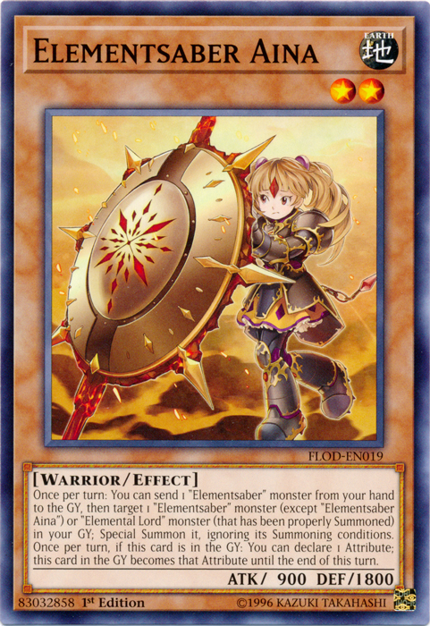 Elementsaber Aina [FLOD-EN019] Common | Jomio and Rueliete's Cards and Comics