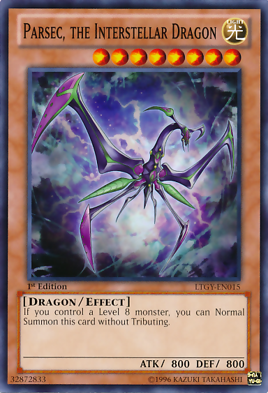 Parsec, the Interstellar Dragon [LTGY-EN015] Common | Jomio and Rueliete's Cards and Comics