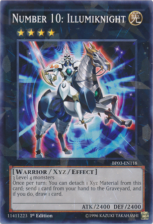 Number 10: Illumiknight (Shatterfoil) [BP03-EN118] Rare | Jomio and Rueliete's Cards and Comics