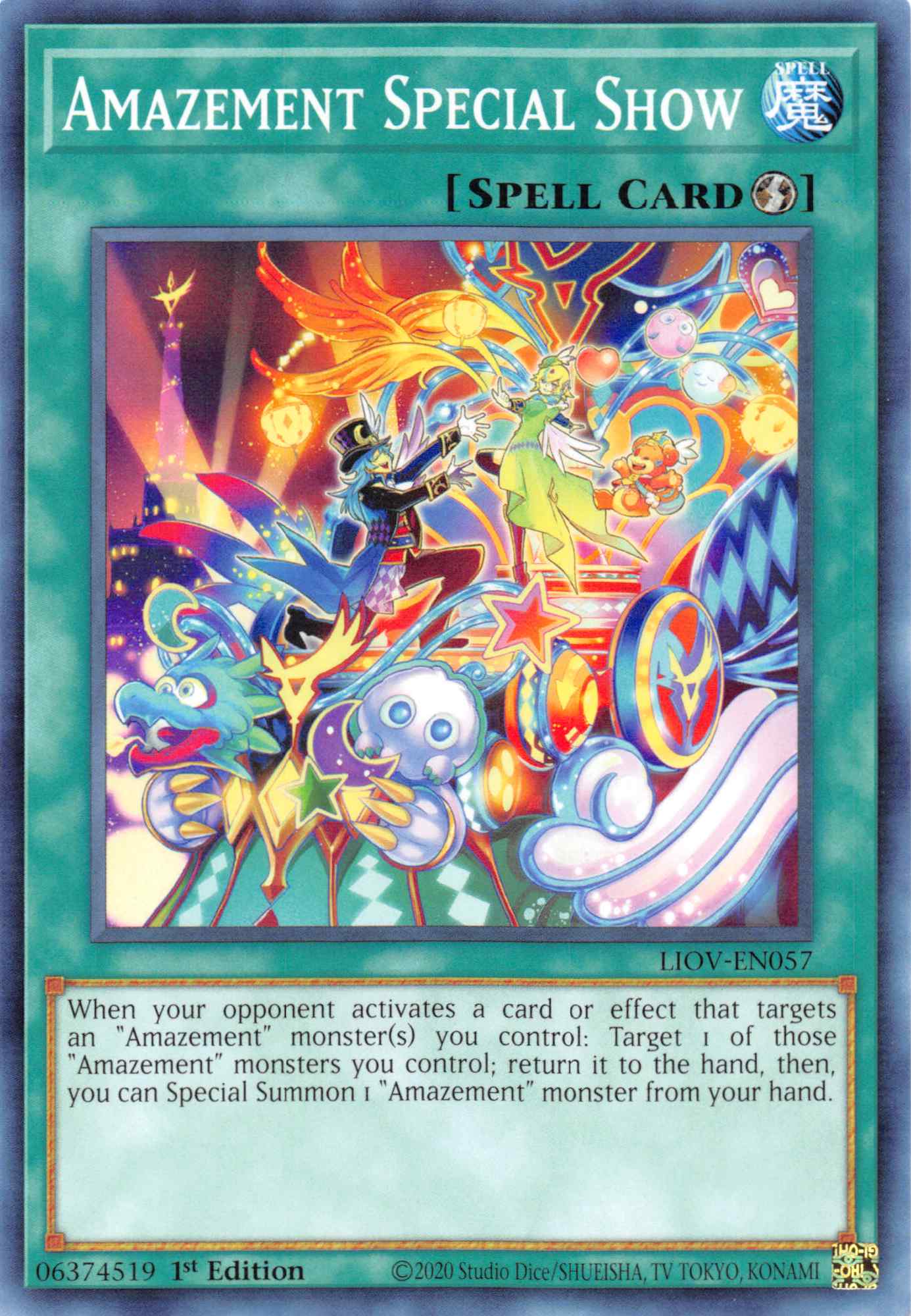 Amazement Special Show [LIOV-EN057] Common | Jomio and Rueliete's Cards and Comics