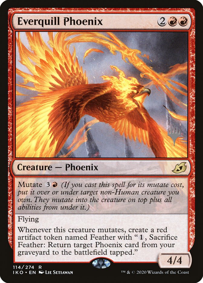 Everquill Phoenix (Promo Pack) [Ikoria: Lair of Behemoths Promos] | Jomio and Rueliete's Cards and Comics