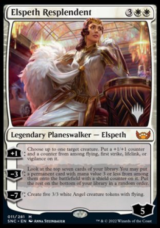 Elspeth Resplendent (Promo Pack) [Streets of New Capenna Promos] | Jomio and Rueliete's Cards and Comics