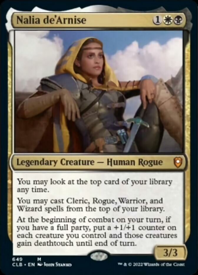 Nalia de'Arnise [Commander Legends: Battle for Baldur's Gate] | Jomio and Rueliete's Cards and Comics