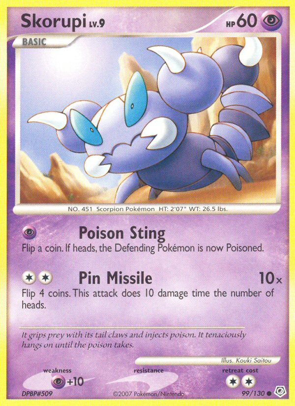 Skorupi (99/130) [Diamond & Pearl: Base Set] | Jomio and Rueliete's Cards and Comics