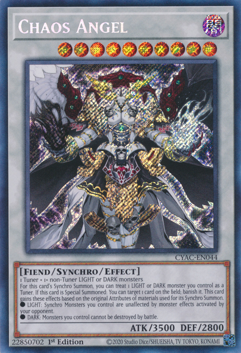 Chaos Angel [CYAC-EN044] Secret Rare | Jomio and Rueliete's Cards and Comics