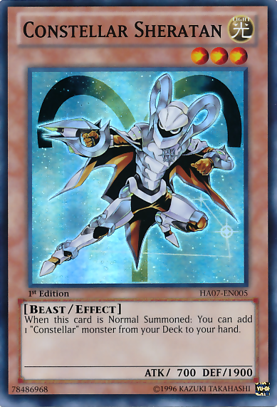 Constellar Sheratan [HA07-EN005] Super Rare | Jomio and Rueliete's Cards and Comics