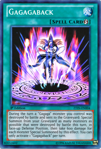 Gagagaback [ZTIN-EN004] Super Rare | Jomio and Rueliete's Cards and Comics