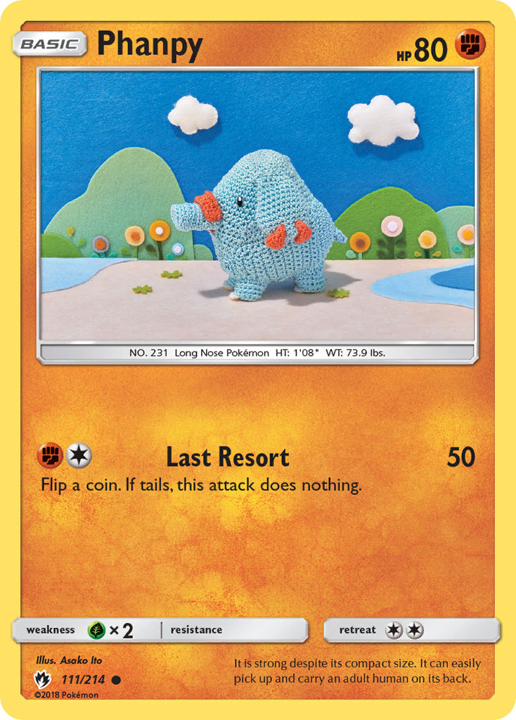 Phanpy (111/214) [Sun & Moon: Lost Thunder] | Jomio and Rueliete's Cards and Comics