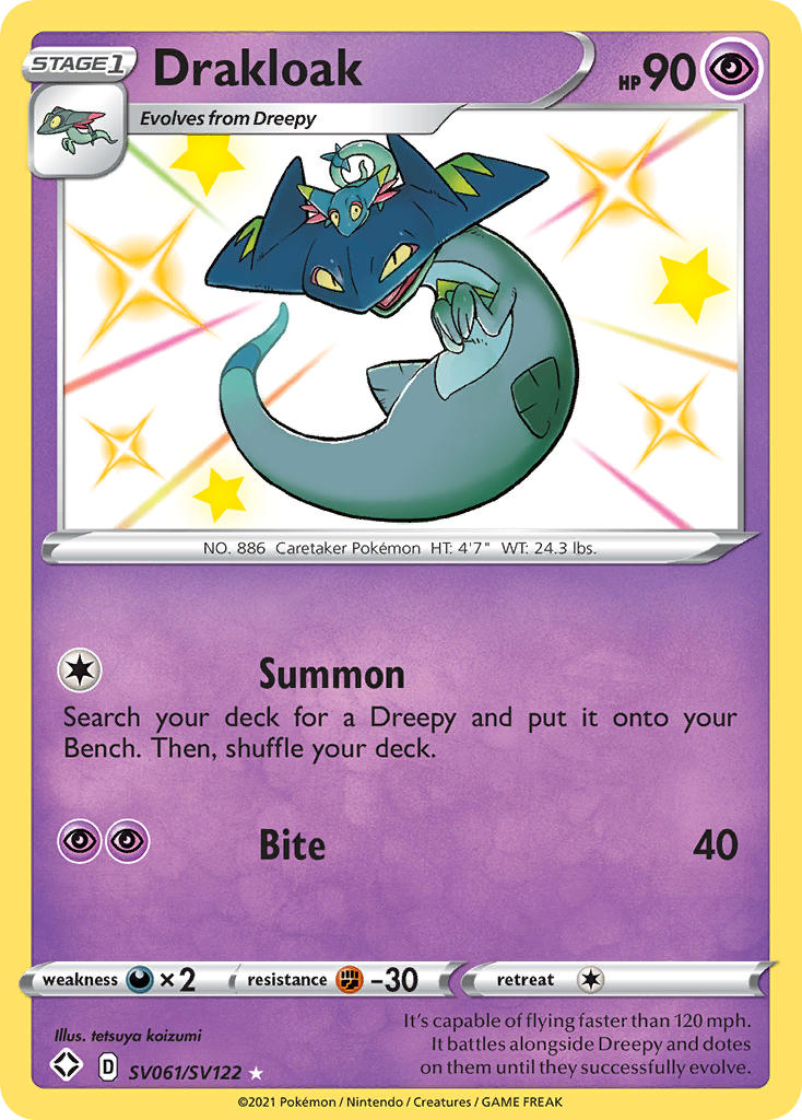 Drakloak (SV061/SV122) [Sword & Shield: Shining Fates] | Jomio and Rueliete's Cards and Comics
