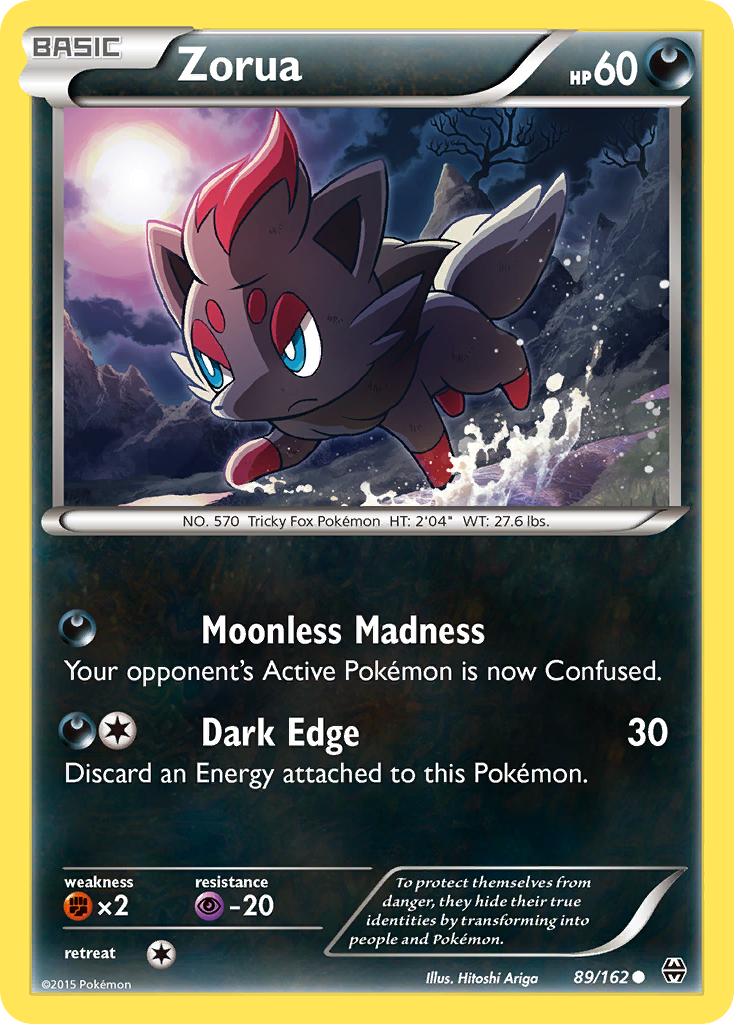 Zorua (89/162) [XY: BREAKthrough] | Jomio and Rueliete's Cards and Comics