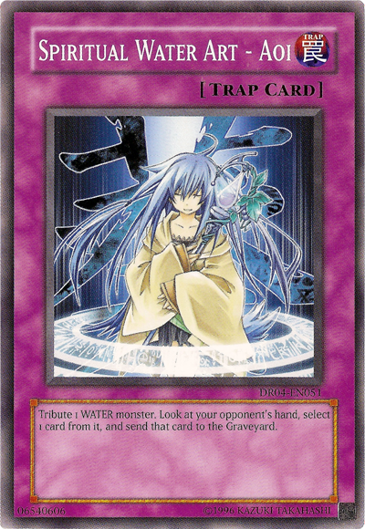 Spiritual Water Art - Aoi [DR04-EN051] Common | Jomio and Rueliete's Cards and Comics