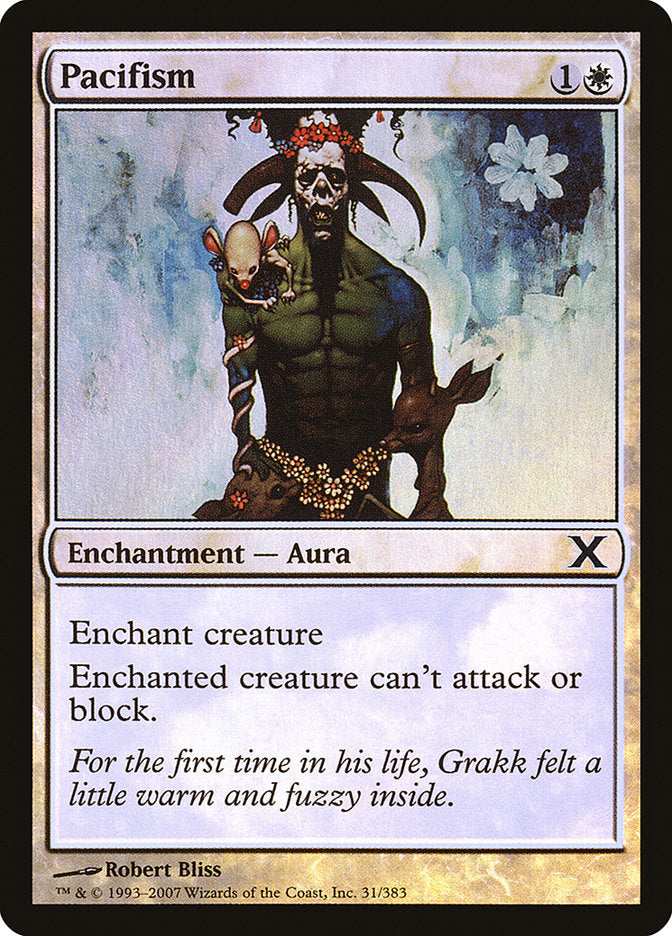Pacifism (Premium Foil) [Tenth Edition] | Jomio and Rueliete's Cards and Comics