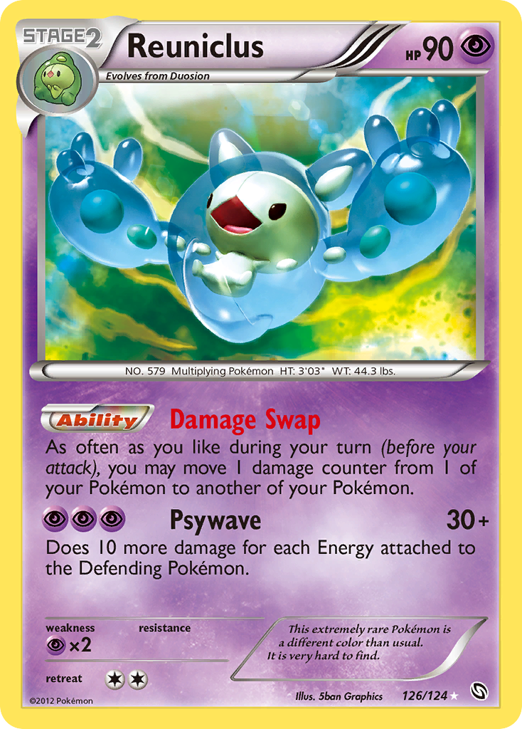 Reuniclus (126/124) [Black & White: Dragons Exalted] | Jomio and Rueliete's Cards and Comics