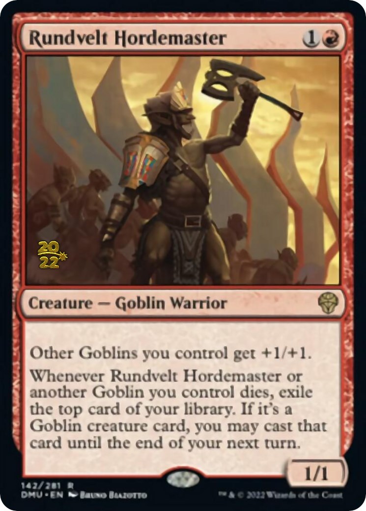 Rundvelt Hordemaster [Dominaria United Prerelease Promos] | Jomio and Rueliete's Cards and Comics