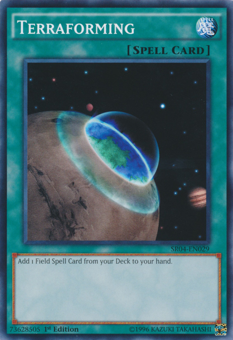 Terraforming [SR04-EN029] Common | Jomio and Rueliete's Cards and Comics